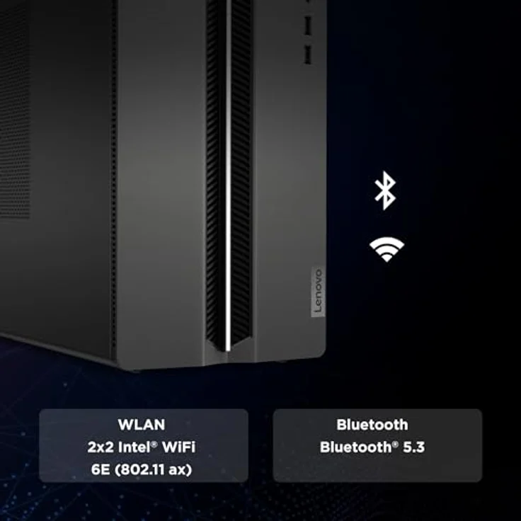 Lenovo LOQ Tower 17IRR9, Desktop-PC mit Intel Core i5, 16 GB RAM, 1 TB SSD, NVIDIA GeForce RTX 5060, Schwarz/Grau – Bild 12