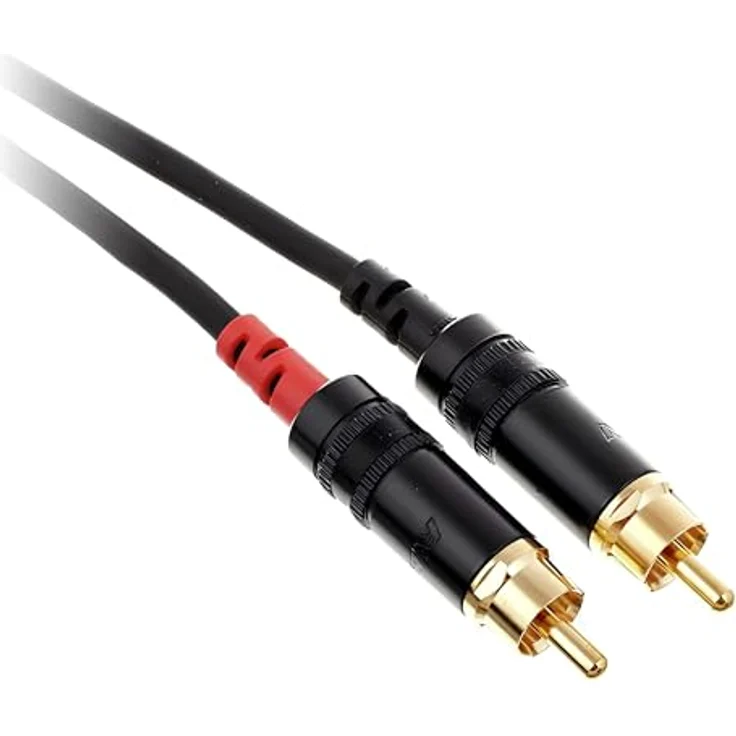 CORDIAL Stereo Miniklinke Audiokabel - 2 Cinch 90 cm – Bild 3