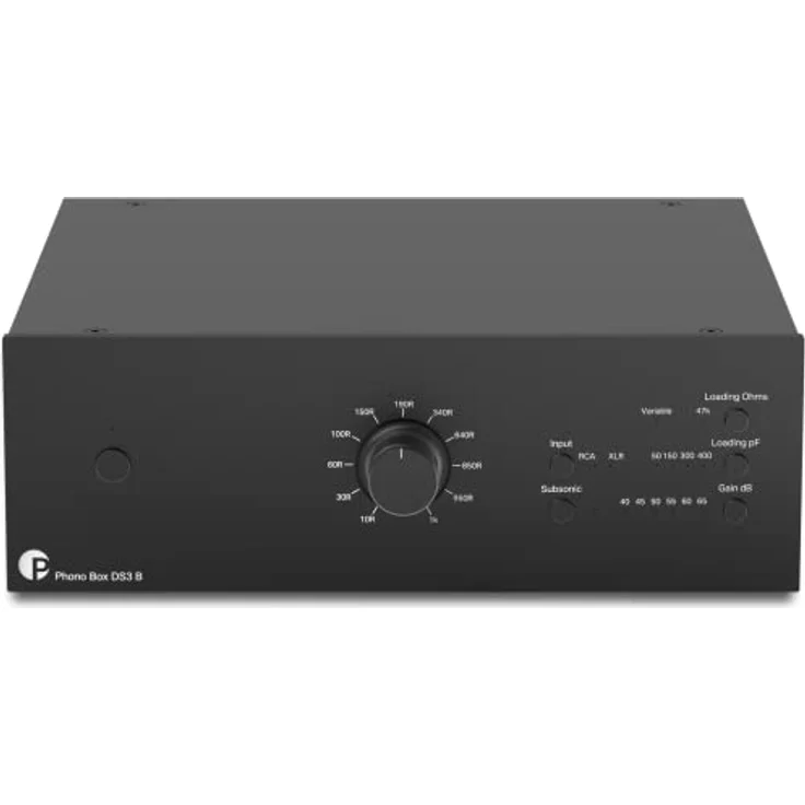 Pro-Ject Phono Box DS3 B, Symmetrische & diskrete Dual Mono Phonostufe, Schwarz – Bild 1