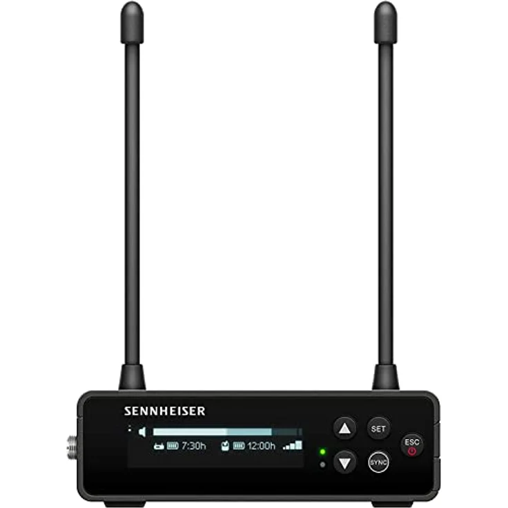 Sennheiser EW-DP ME4 SET (Y1/ 3) Tragbares digitales UHF-Drahtlosmikrofonsystem mit ME4-Ansteckmikrofon mit Nierencharakteristik - Schwarz (700029) – Bild 2