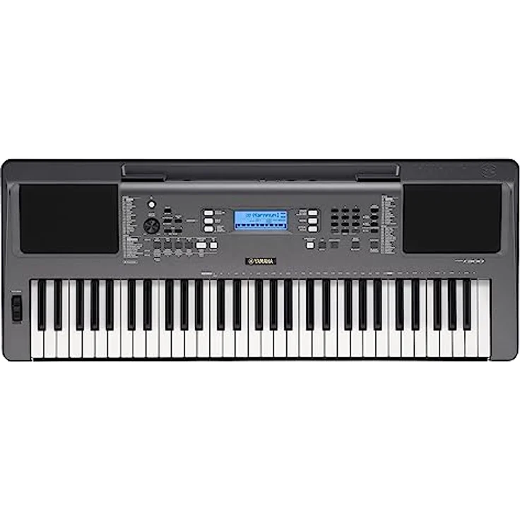 Yamaha PSR-I300 Digital Keyboard, metallic dark grey – Digitales Keyboard mit 61 anschlagdynamischen Tasten – Mit 644 Instrumentenklängen und 30 indischen Begleit-Styles – Bild 3