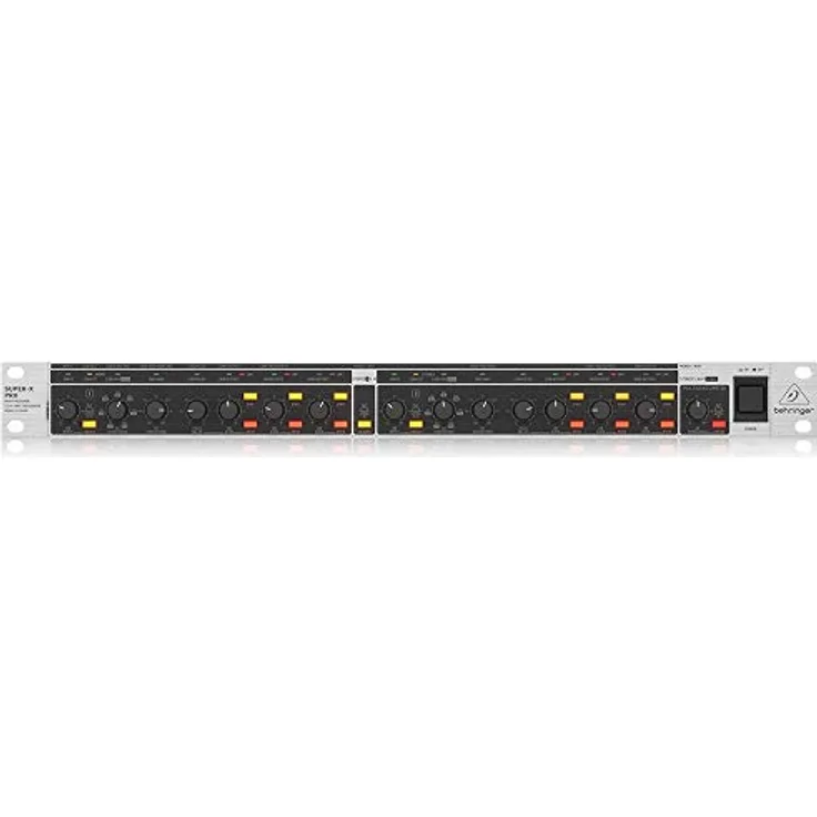 Behringer CX3400 V2, Professionelle Stereo 2-Wege-/3-Wege-/Mono 4-Wege Frequenzweiche mit Linkwitz-Riley-Filter und Limiter