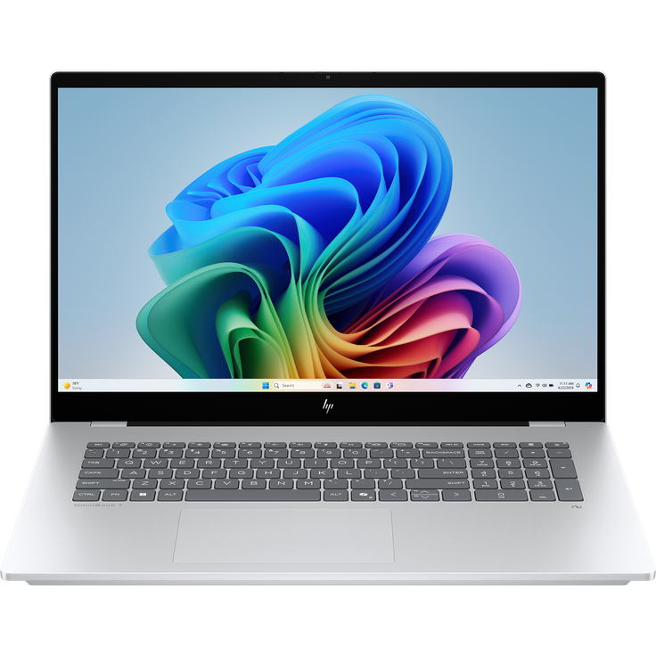 HP OmniBook 7 17-dc0180ng, 17,3" FHD IPS Touch, Intel Core Ultra 7 258V, 32GB RAM, 1TB SSD, Windows 11, silber