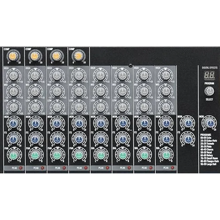 Samson MXP144FX MixPad 12-Kanal Live Mischpult / Live Mixer / inkl. Effektgerät – Bild 3