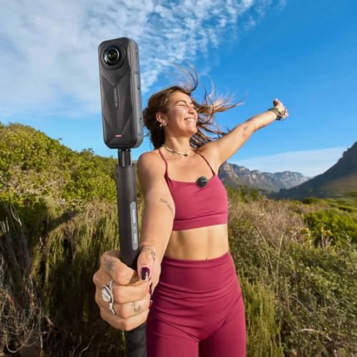 INSTA360 Mic Air Transmitter, Mikrofon mit omnidirektionaler Audioabnahme, Schwarz – Bild 6