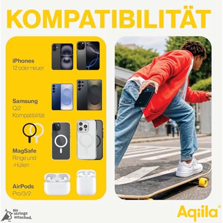 Aqiila Powerbank Powerbird QB5, 20 W Akku-Recharger mit 5000 mAh, Schwarz – Bild 7