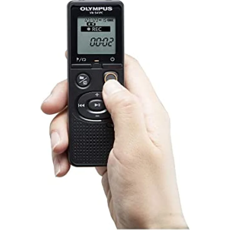 Olympus VN-541 PC hochwertiges digitales Diktiergerät mit omnidirektionalem Mikrofon, One-Touch-Aufnahme, Rauschunterdrückung, einfacher Szenenauswahl, automatischem Low-Cut-Filter und 4 GB Speicher – Bild 5