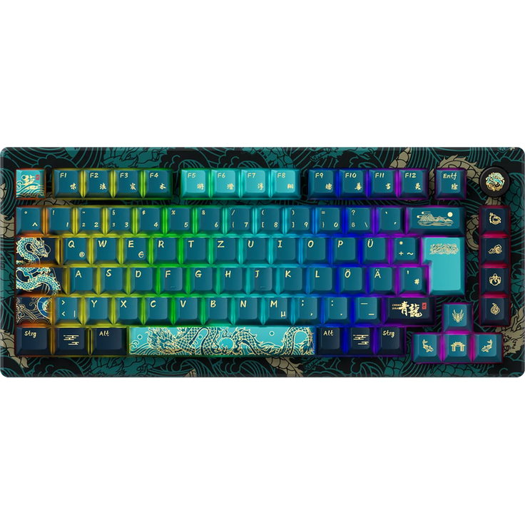AKKO MOD 007B V3 HE "Year of the Dragon", RGB Gaming Tastatur mit Astrolink Switches, Hot-Swap-fähig, ISO-DE/UK