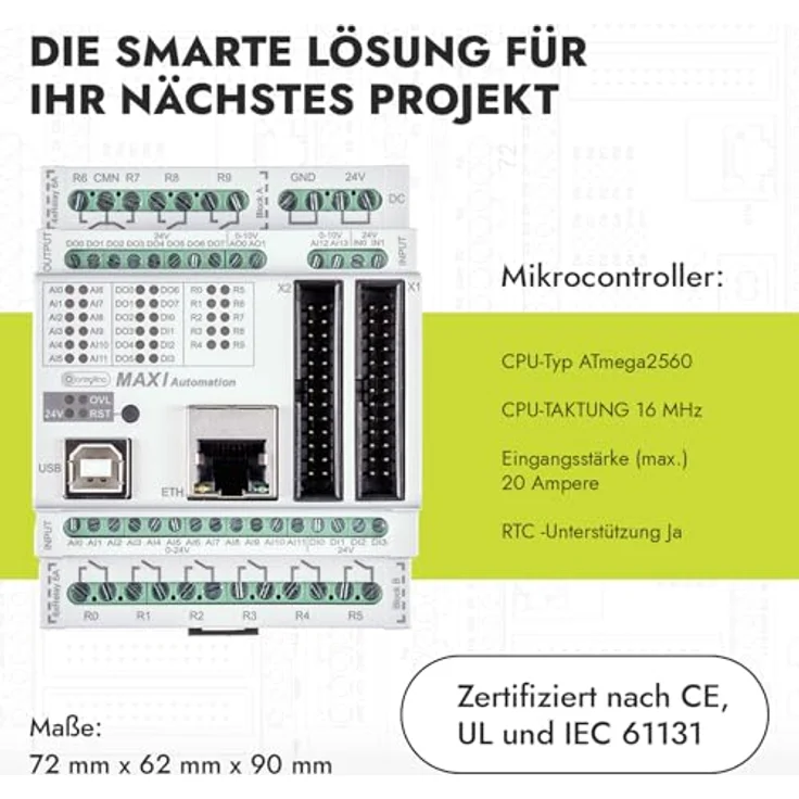 Controllino MAXI Automation 100-101-00 SPS-Steuerungsmodul 24V – Bild 4