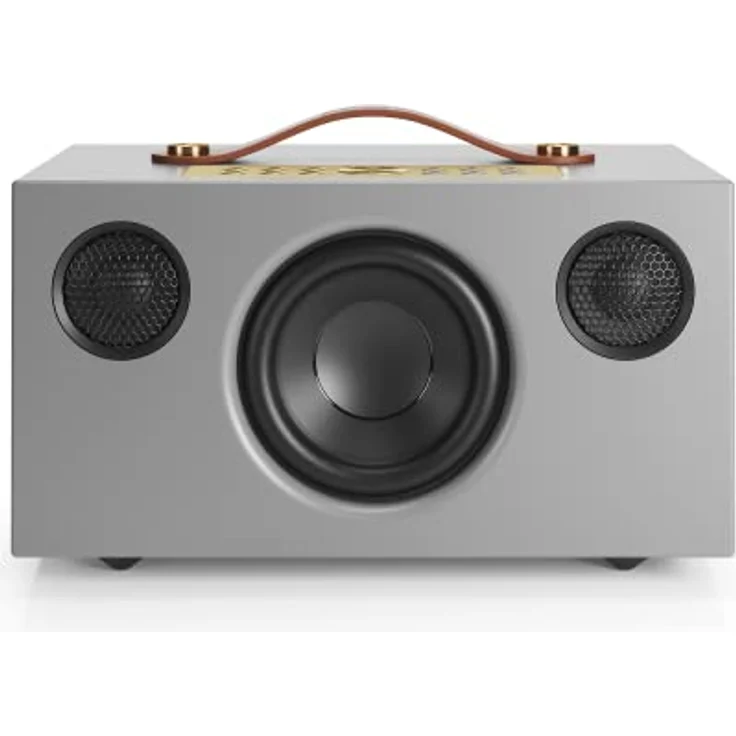 Audio Pro C5 MKII - Tragbarer Multiroom Lautsprecher mit Bluetooth & WiFi - Kabelloser Smart Speaker mit App-Steuerung für Air Play, Spotify Connect - Grau – Bild 4