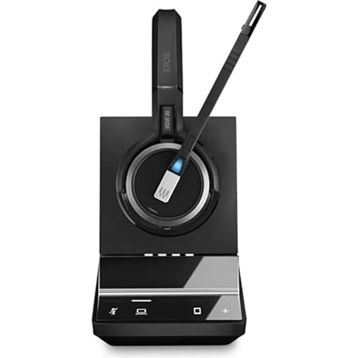 EPOS Impact SDW 5033, Einseitiges kabelloses DECT-Headset mit Noise Cancelling-System und Zwei Mikrofonen, Optimiert für UC – Bild 3