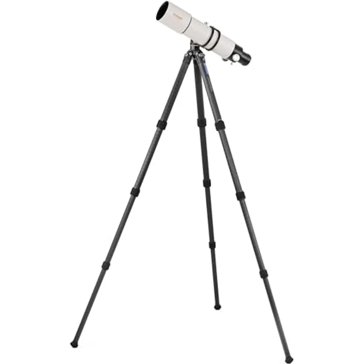Omegon Teleskop AC 90/500 AZ-Baby Visual Set, achromatischer Refraktor, 90 mm Öffnung, ideal für Reisen und Astrofotografie – Bild 3