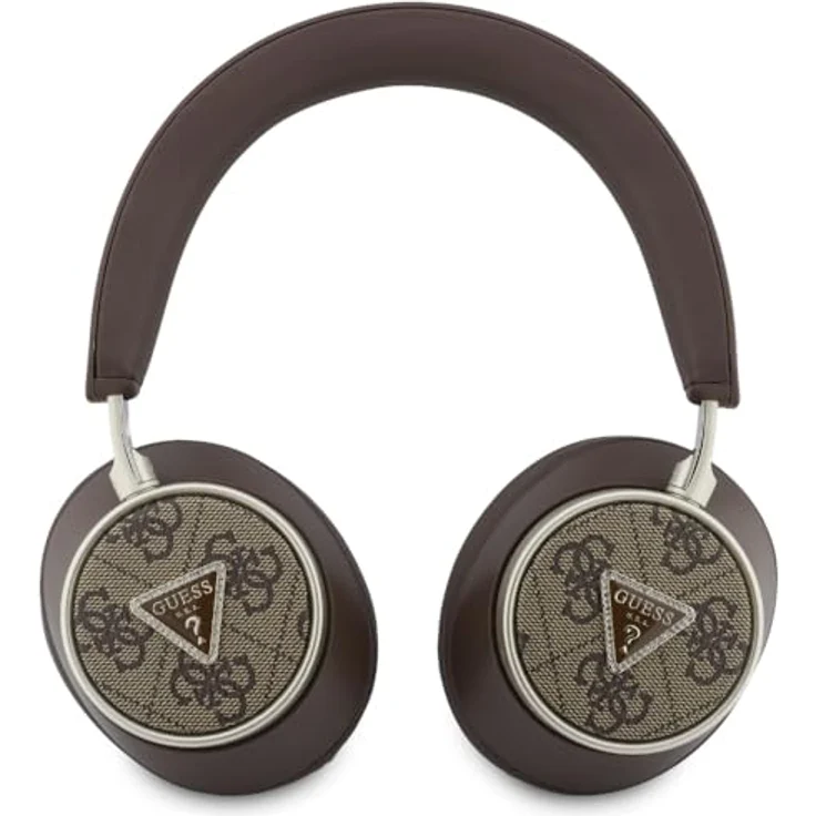 CG MOBILE Guess 4G Triangle Logo, Bluetooth ENC Over-Ear-Kopfhörer mit 45 Stunden Akkulaufzeit, braun – Bild 3