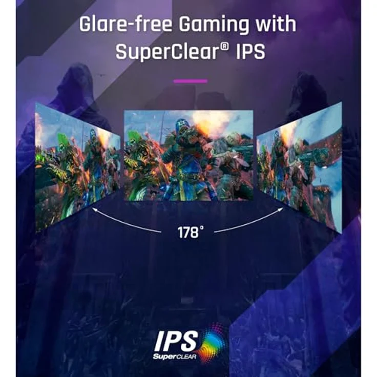 ViewSonic VX2479A-HD-PRO, FHD Gaming Monitor 240Hz 24 Zoll, 1ms MPRT, FreeSync Premium, 2 HDMI, DisplayPort, HDR10 – Bild 4