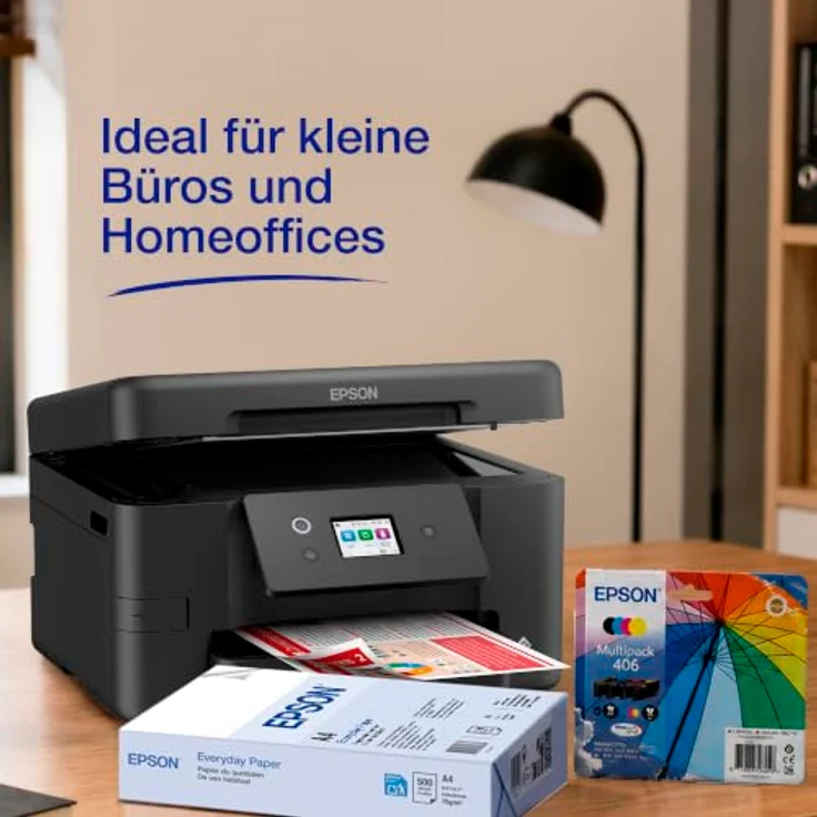 Epson WorkForce Pro WF-3920, Multifunktionsdrucker mit A4 Farb-Druck, Duplex, WLAN und 6,1 cm Touchscreen, Schwarz – Bild 7