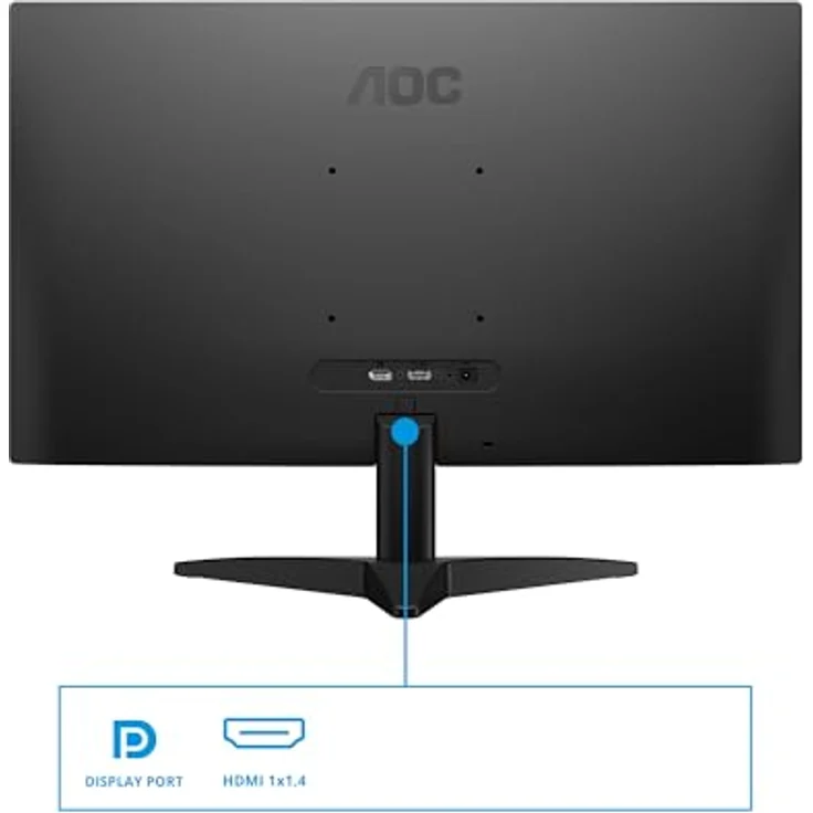 AOC 24B36X, 24 Zoll Full HD Gaming Monitor mit 0,5 ms Reaktionszeit, 144 Hz, Adaptive Sync, HDMI 1.4, DisplayPort 1.4, schwarz – Bild 4