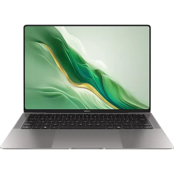 HONOR MagicBook Art 14, Snapdragon X Elite, Magnetische KI-Kamera, 1 kg und 1 cm, 3.1K OLED-Display, 32GB+1TB, Starry Gray