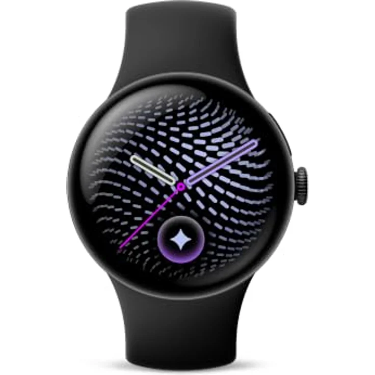 Google Pixel Watch 5, 41mm Smartwatch mit AMOLED LTPO Display, IP68, WiFi, Obsidian – Bild 2