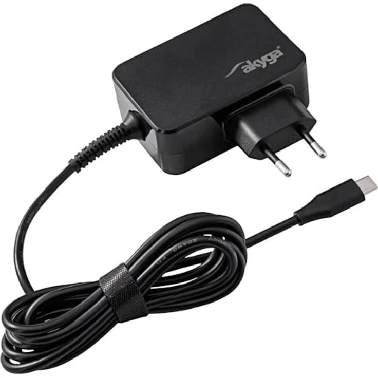 Akyga AK-TB-08 Steckernetzteil 5 V 1 A (45 W), Schwarz, für Notebook und mobile Geräte – Bild 1