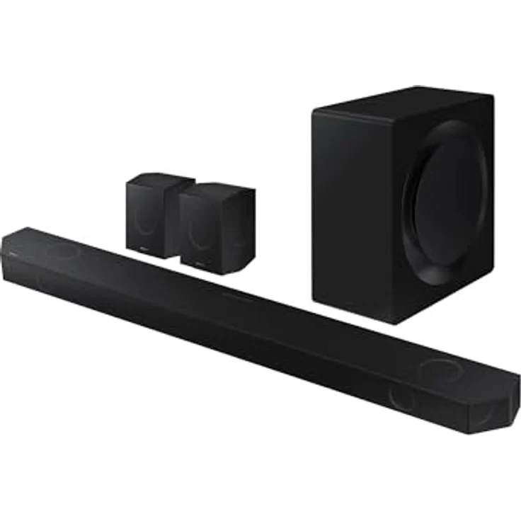Samsung Soundbar HW-Q990D/ZF 2024 - Dolby Atmos Wireless, Q-Symphony, 11.1.4 Kanäle, SpaceFit Sound Pro - Schwarz – Bild 1