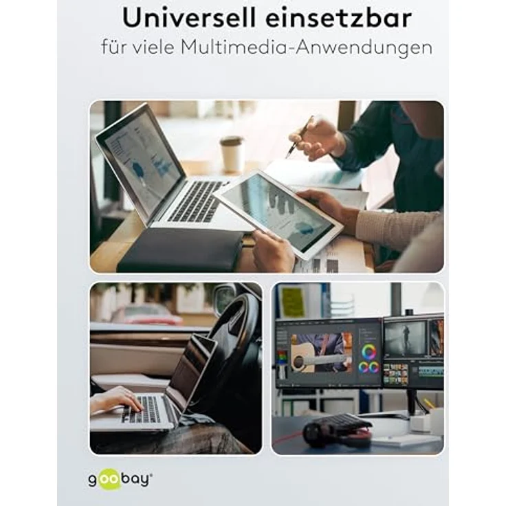 Goobay Lightning auf USB-A, supersoftes Textilkabel mit Metallsteckern, 0,5 m, flexibles Silikon für maximalen Schutz – Bild 10
