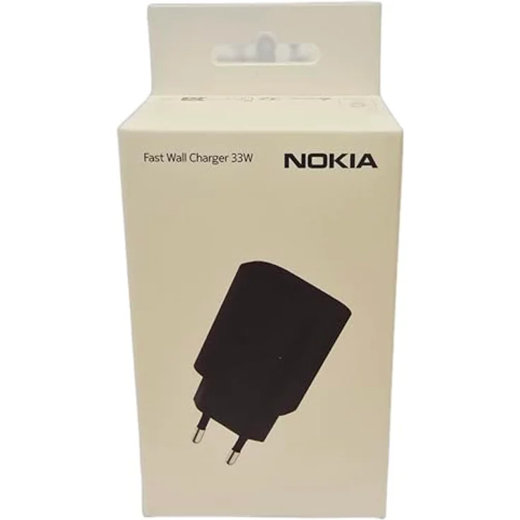 Nokia AD-030E, 33 W USB-Ladegerät mit Schnellladung, Schwarz – Bild 1