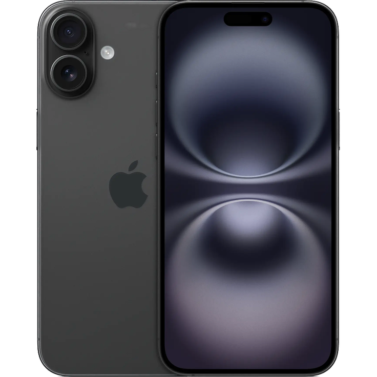 Apple iPhone 16 Plus 5G Smartphone (6,7 Zoll) OLED-Display, 128 GB interner Speicher, iOS 18, schwarz – Bild 1