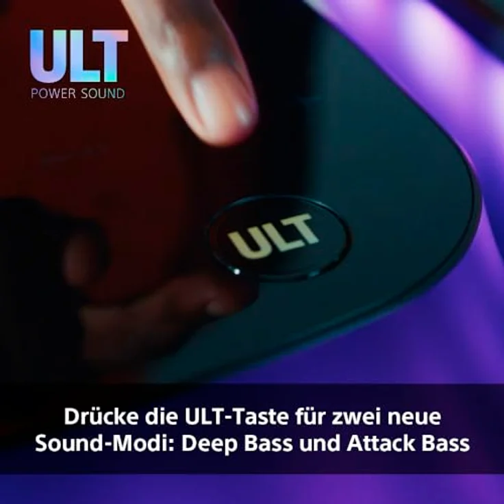 Sony ULT Tower 10 (Netzbetrieb) Bluetooth Lautsprecher, Schwarz, mit X-Balanced Speaker Unit und Partylichtern – Bild 5