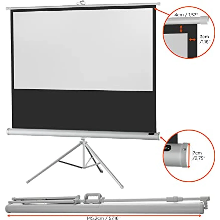 Celexon Stativleinwand Stativ Economy 1090264 133 x 75 cm Bildformat: 16:9 – Bild 3