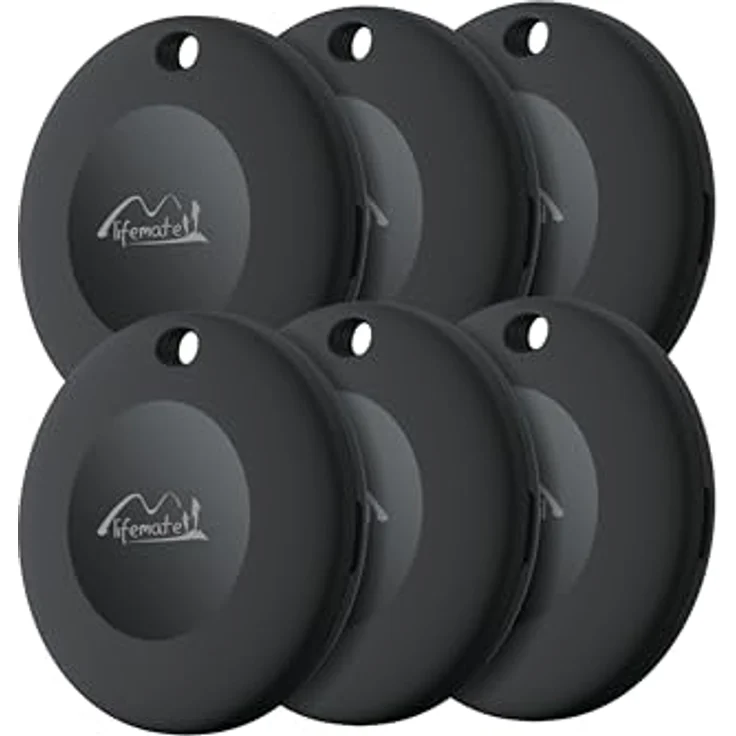 Lifemate Life Tag 6er-Pack, Bluetooth Tracker für Android mit „Mein Gerät Finden“-App, wasserdicht, lange Batterielaufzeit, ideal für Schlüssel, Taschen, Haustiere & Gepäck – Bild 1