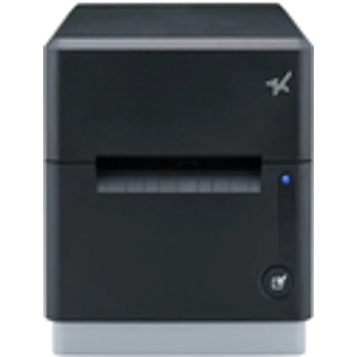 Star Micronics Star mC-Label3 MCL32CBI Etikettendrucker - Thermodirekt - 203 dpi - bis zu 180 mm/Sek. - USB-C, LAN, USB-Host, Bluetooth - Cutter - Schwarz