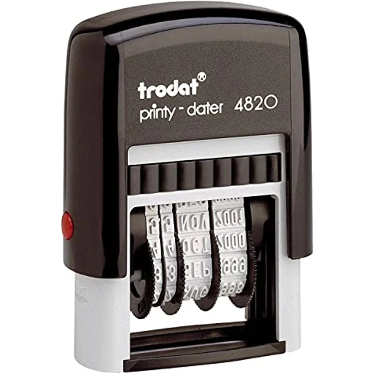 Trodat Stempel Printy-Dater, 4820, Datumstempel, Schrifthöhe 4mm