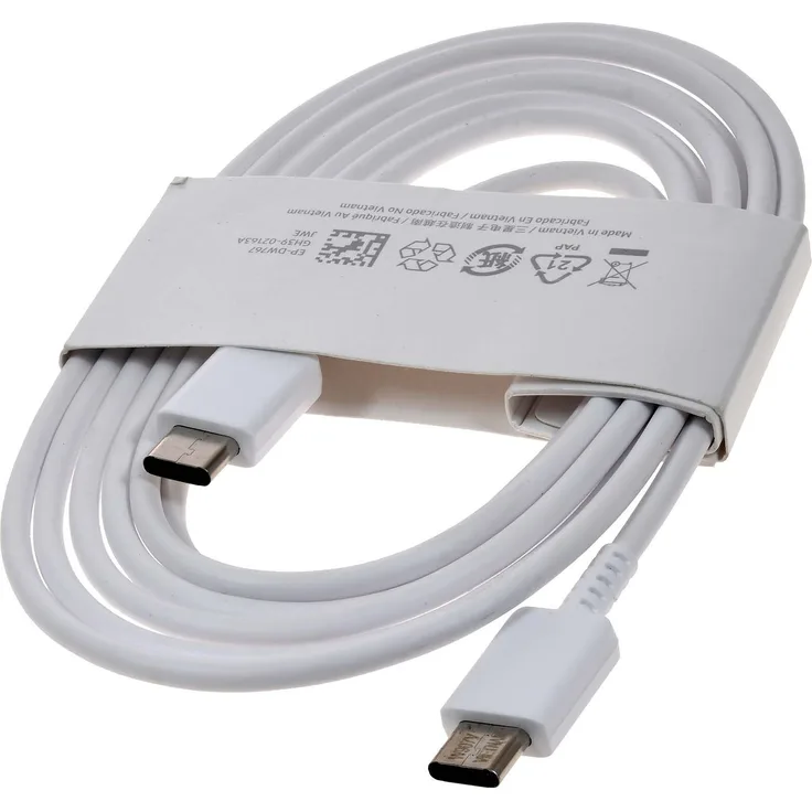 Samsung DW767 USB-C Ladekabel, 25W Schnell-Ladekabel, 2m, schwarz
