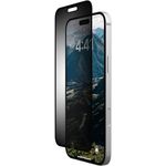 URBAN ARMOR GEAR Privacy Eco Displayschutzfolie für Apple iPhone 16 Plus/15 Plus (Recyceltes RPET, 2-Wege Sichtschutz, Inkl. Aufbewahrungshülle)