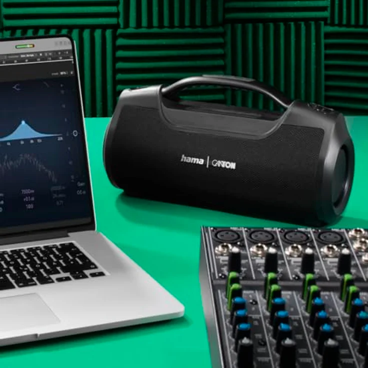 Hama Mate Pro MK II, Bluetooth Lautsprecher mit IPX6 Spritzwasserschutz, 60 Watt Nennleistung, 16 h Akkulaufzeit, Schwarz – Bild 17