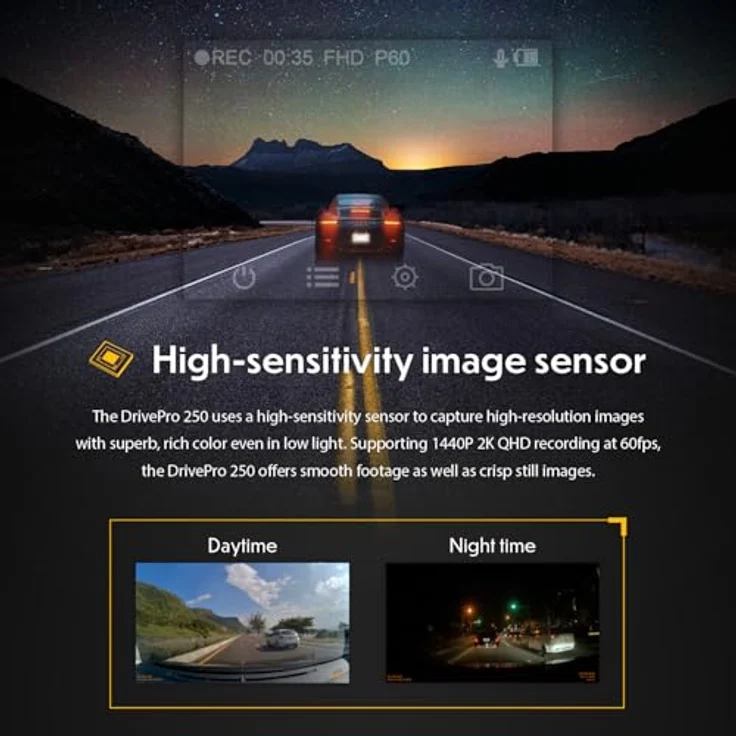 Transcend DRIVEPRO 250 Dashcam mit 32GB – Bild 4