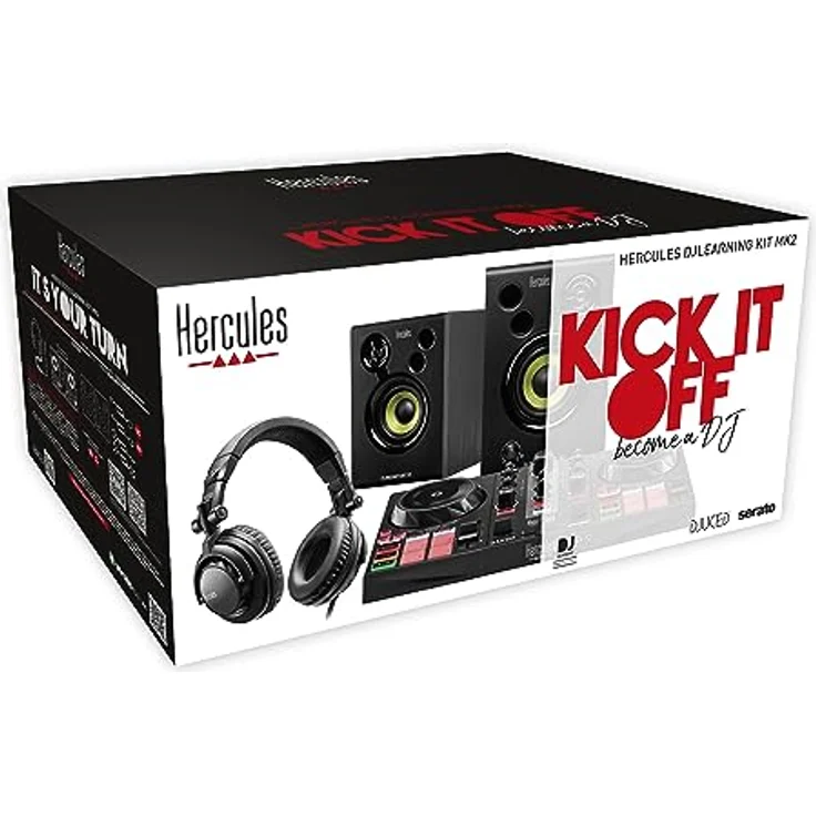 Hercules DJLearning Kit MK2 – All-in-One-Kit zum Erlernen des Mixens – inclusive Software und Tutorials – Bild 3