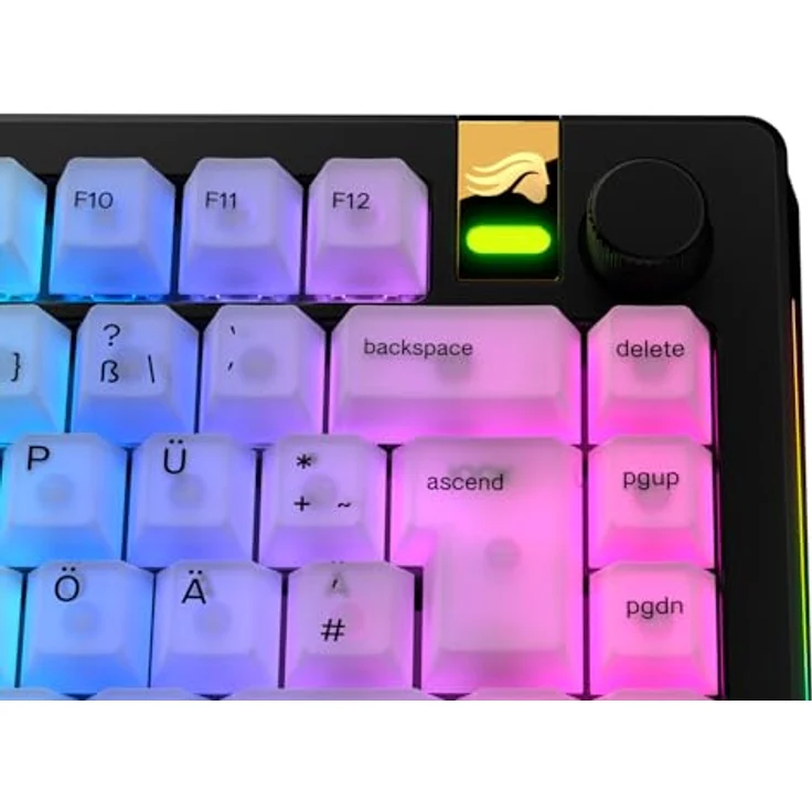 Glorious Polychroma V2 Keycaps, ANSI Layout (DE), Polycarbonat, UV-Druck - Transparent – Bild 6