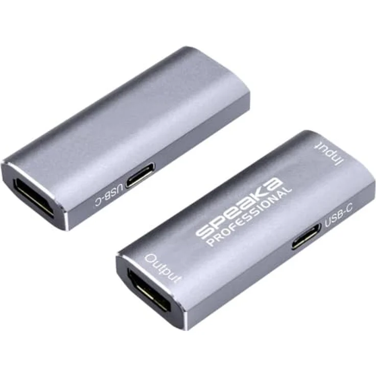SpeaKa Professional SP-HDMIR-200 HDMI® Repeater, 25 m Reichweite, unterstützt bis zu 2160p Videoauflösung, Signalregenerierung für lange Distanzen – Bild 3