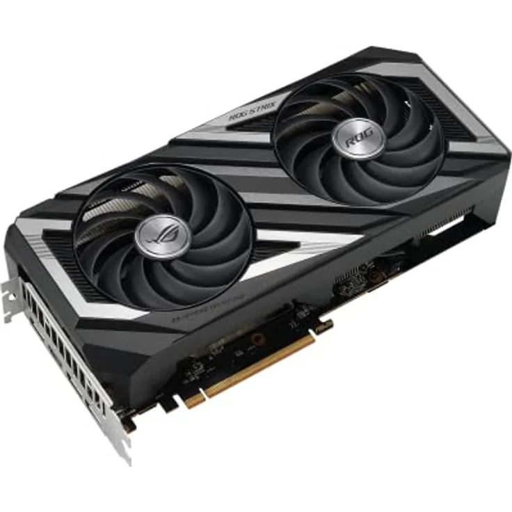 ASUS ROG Strix Radeon RX 7600 OC Edition 8GB GDDR6 Gaming Grafikkarte (AMD Radeon RX7600, PCIe 4.0, 1x HDMI 2.1, 3X DisplayPort 1.4a, Aura Sync RGB Beleuchtung, ROG-STRIX-RX7600-O8G-GAMING) – Bild 3