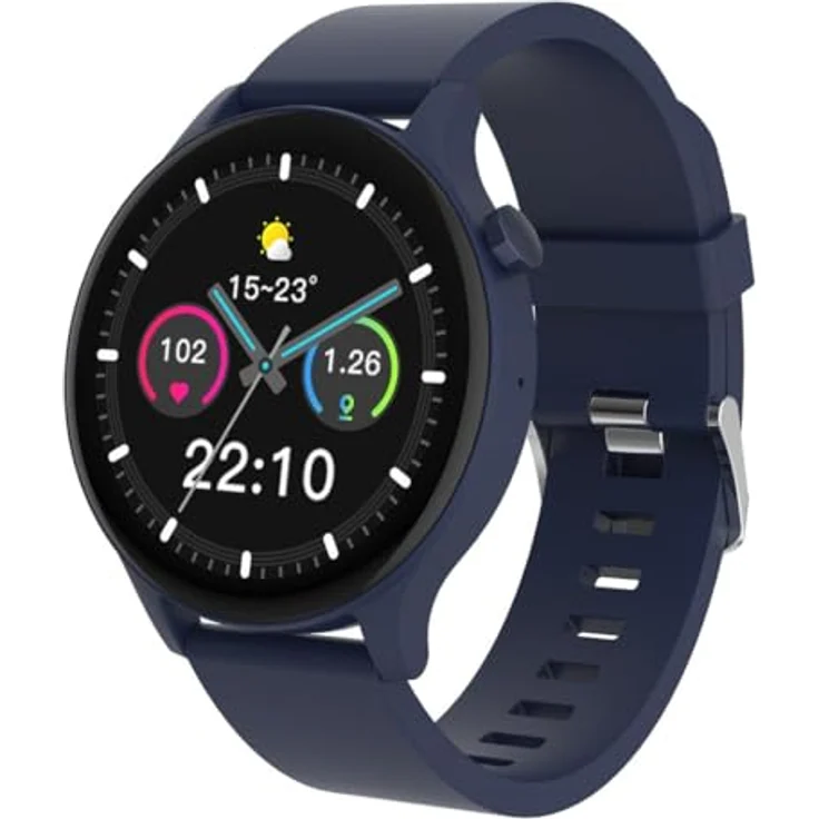 Denver SWC-338 Smartwatch (3,51 cm/1,38 Zoll) mit TFT-Touch-Display, Herzfrequenzüberwachung und Bluetooth-Sprachanrufen – Bild 2