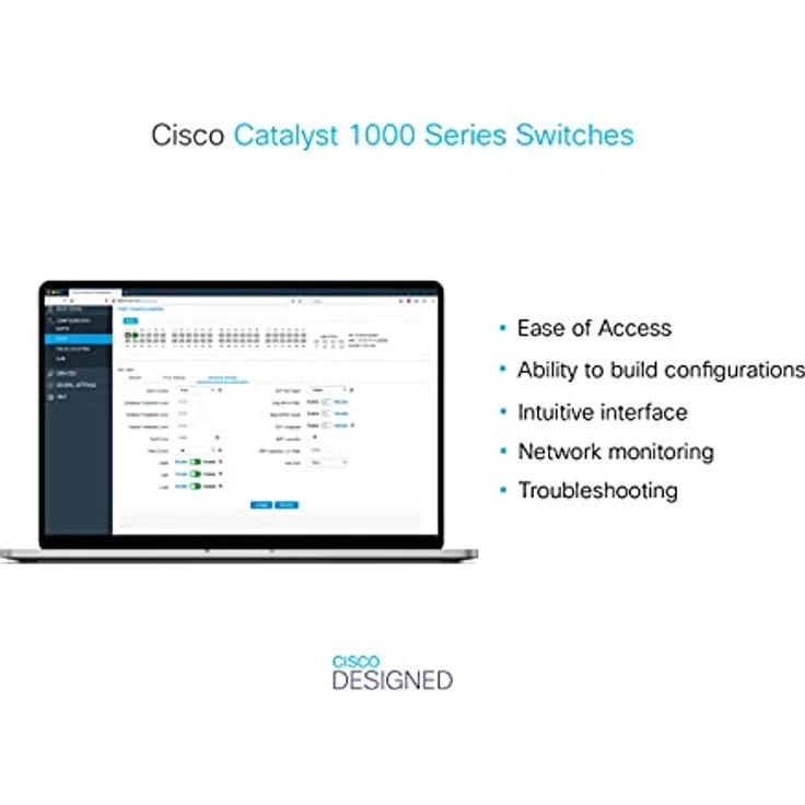 Cisco C1000-48T-4G-L Catalyst Switch, grau – Bild 3
