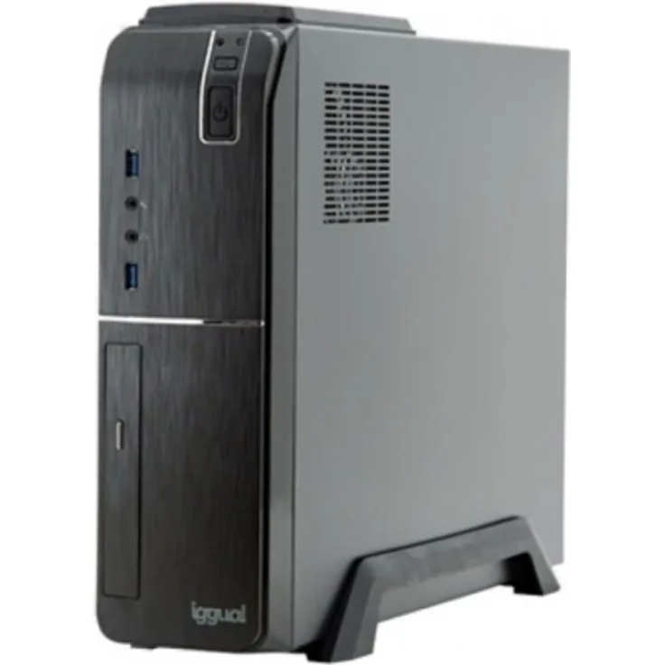 Hiditec Igg316412 Box, MicroATX Mini-Tower PC-Gehäuse mit integrierter Stromquelle