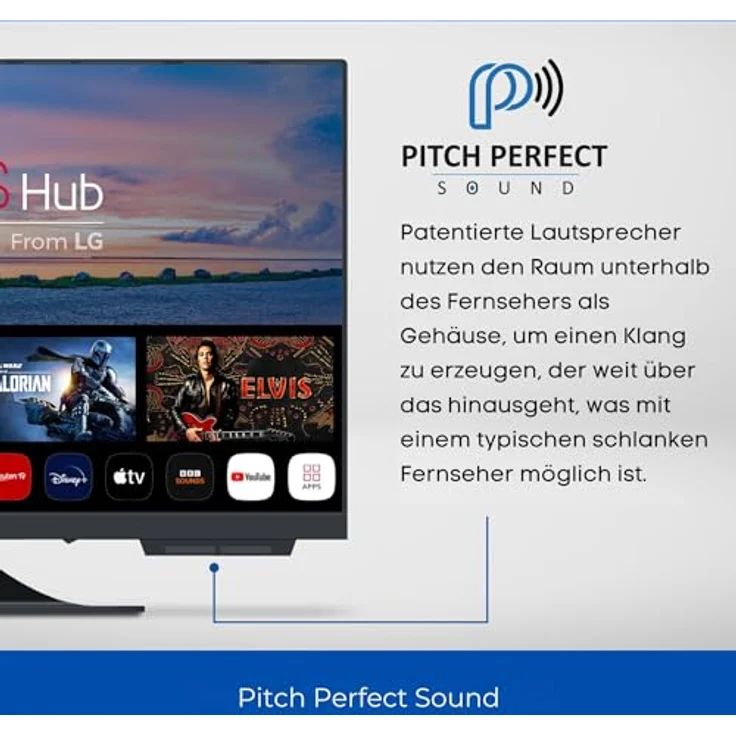 CELLO C2224WSF TRAV 22” Smart Camping LED TV mit DVD-Player, webOS, Triple Tuner, 12V/24V/230V Multispannung, Schwarz – Bild 5