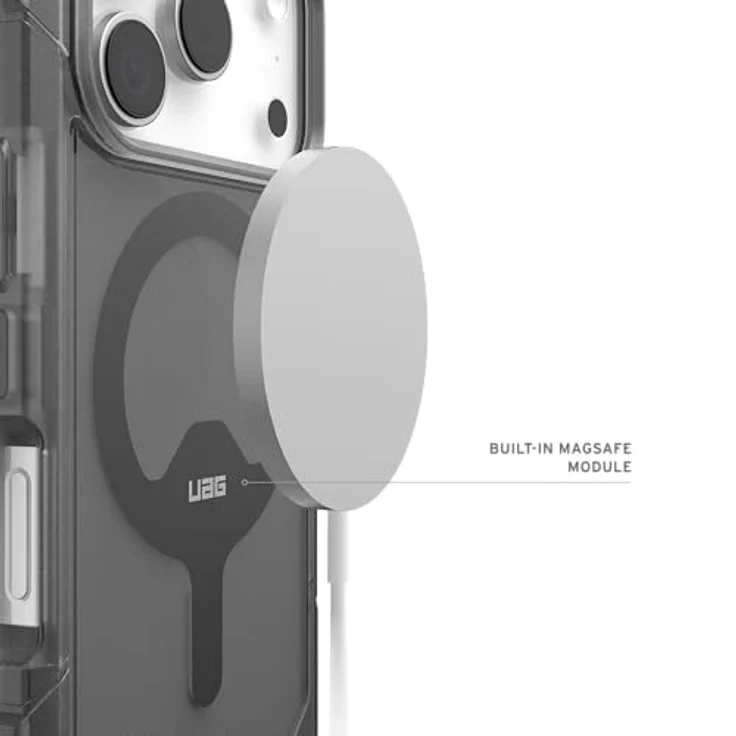 UAG Trooper MagSafe Hülle für Apple iPhone 17 Pro, Grau, robust mit Fallschutz bis 9,1 Meter und passgenauer Anpassung – Bild 4