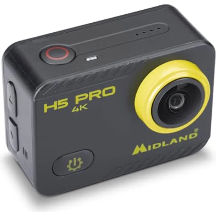 Midland H5 PRO Ultra HD 4k Action Kamera, WiFi, 2" LC Display, Akku 1050mAh, mit Diverse Halterungen – Bild 3