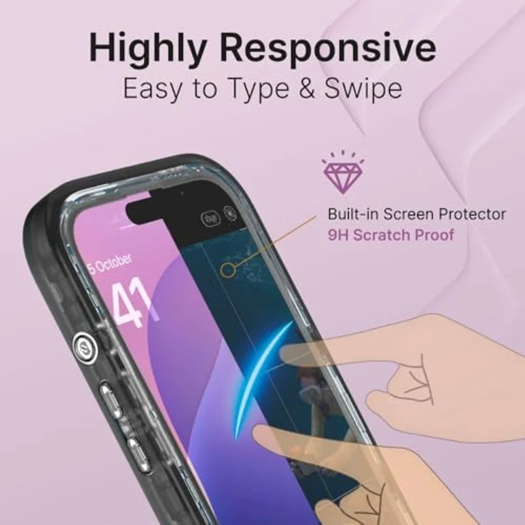 Catalyst Total Protection Case für Apple iPhone 16 Pro, wasserdicht bis 10 m, schockresistent, transparente Smartphone Hülle – Bild 5