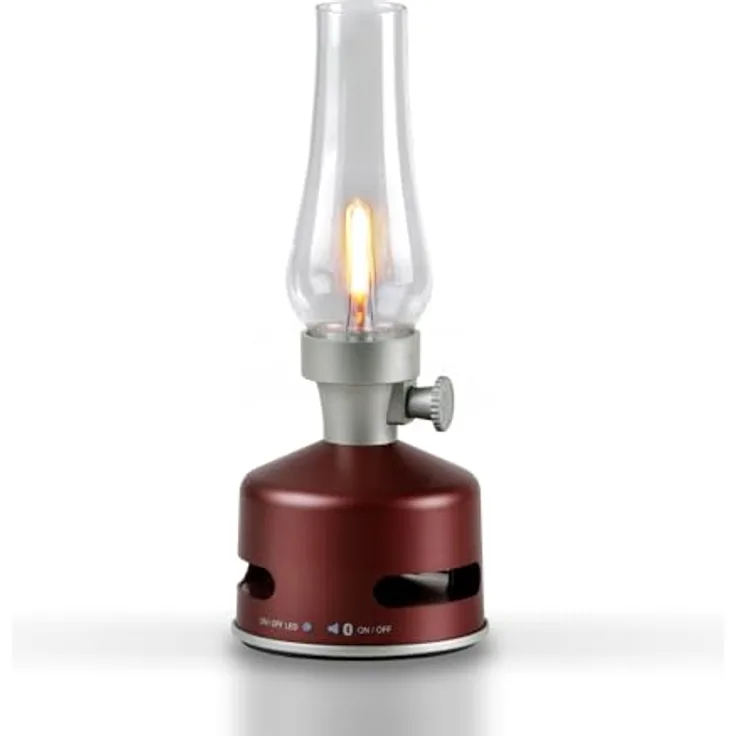 MoriMori Design-Leuchte mit Lautsprecher (raspberry-red)