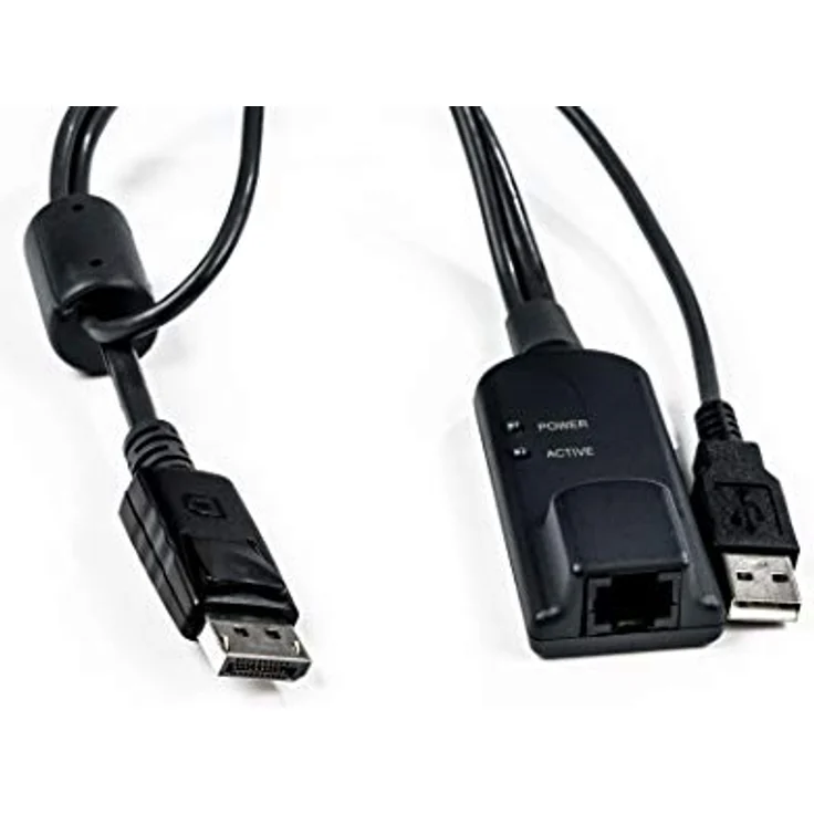 Vertiv Avocent MPU KVM Schnittstellenmodul, Virtual Media Common Access Card (CAC), USB, Tastatur-Maus, RJ-45 Buchsennetzwerk, für Vertiv Avocent Merge Point Unity (MPUIQ-VMCDP), DisplayPort-Kabel – Bild 3