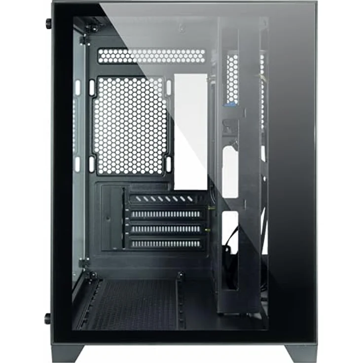 Inter-Tech C-501 Aspect ATX Gaming Gehäuse, Tempered Glass, Schwarz – Bild 4